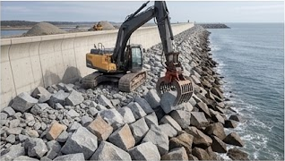 Boulder and Rip Rap for sea-wall protection